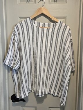 Masai Oversize Striped Shirt sz M